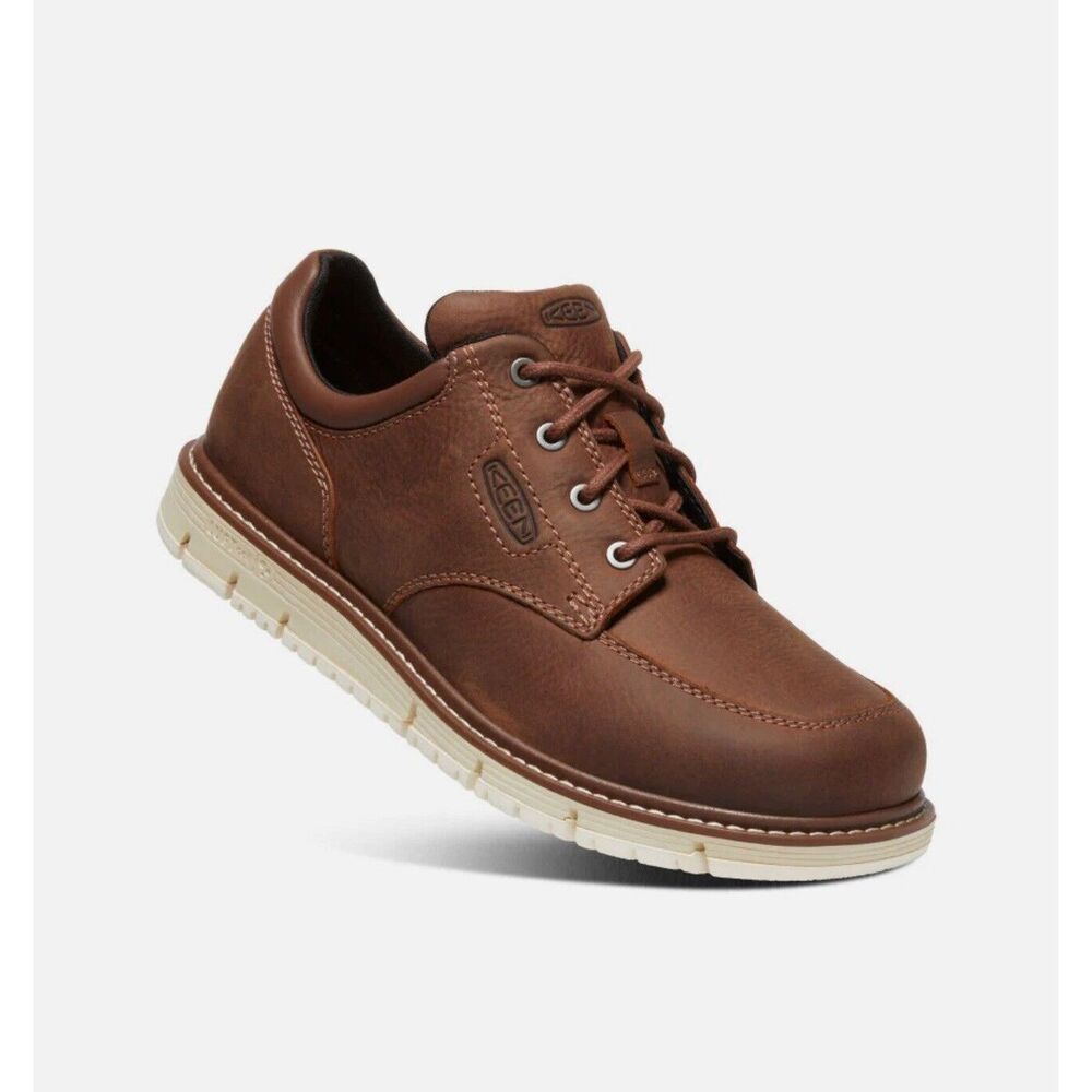 Keen Chestnut Leather Derbys
